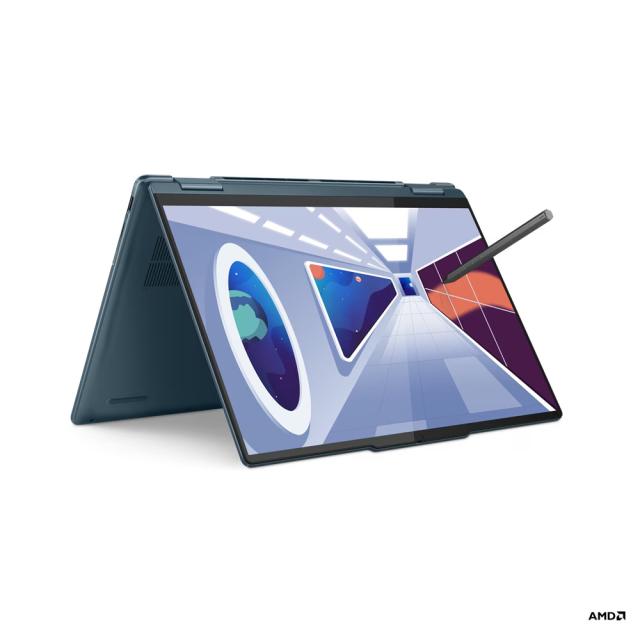 Лаптоп Lenovo Yoga 7 14ARP8 (8-ядрен) AMD Ryzen 7 7735U 2.7/4.75GHz, 14" (35.56cm) WUXGA Touch дисплей (HDMI), 16GB LPDDR5, 1TB SSD NVMe, 1x USB 3.2 Gen2 Type-C, Thunderbolt 4, Windows 11 Home