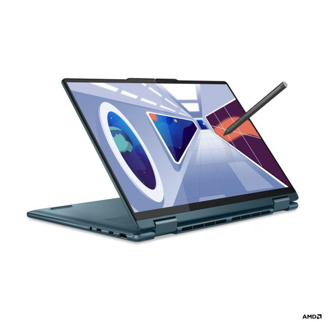 Лаптоп Lenovo Yoga 7 14ARP8 (8-ядрен) AMD Ryzen 7 7735U 2.7/4.75GHz, 14" (35.56cm) WUXGA Touch дисплей (HDMI), 16GB LPDDR5, 1TB SSD NVMe, 1x USB 3.2 Gen2 Type-C, Thunderbolt 4, Windows 11 Home