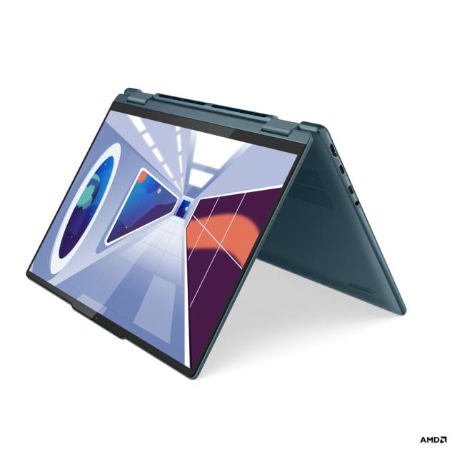 Лаптоп Lenovo Yoga 7 14ARP8 (8-ядрен) AMD Ryzen 7 7735U 2.7/4.75GHz, 14" (35.56cm) WUXGA Touch дисплей (HDMI), 16GB LPDDR5, 1TB SSD NVMe, 1x USB 3.2 Gen2 Type-C, Thunderbolt 4, Windows 11 Home