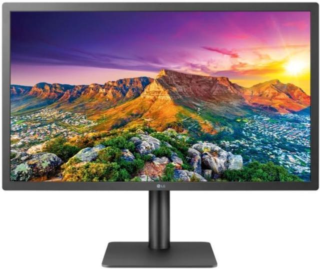 Монитор LG 24MD4KL-B, 24" (60.96 cm) IPS панел, 4K, 14ms, 540 cd/m2, USB-C, Thunderbolt