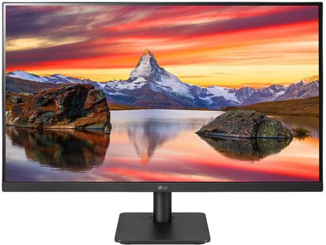 Монитор LG 27MP400-C, 29" (73.66 cm) IPS панел, 75Hz, Full HD, 5ms, 250cd/m2, HDMI, DVI-D