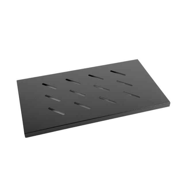 Аксесоар Lanberg 19" fixed shelf 1U / 465x300mm, max load capacity up to 20kg, black