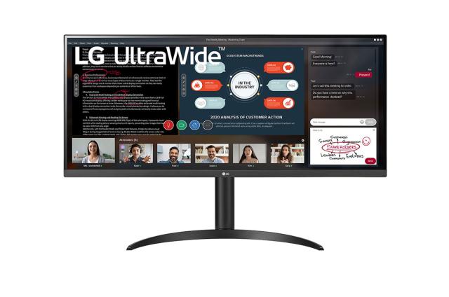 Монитор LG 34WP550-B, 34" (86.36 cm) IPS панел, 75Hz, WQHD, 5ms, 250cd/m2, 2xHDMI