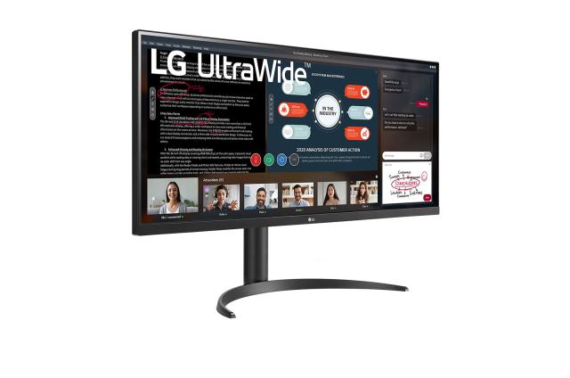 Монитор LG 34WP550-B, 34" (86.36 cm) IPS панел, 75Hz, WQHD, 5ms, 250cd/m2, 2xHDMI