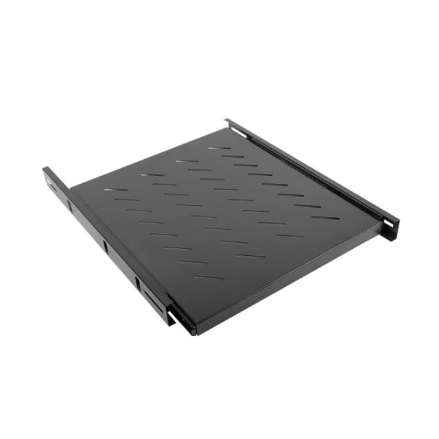 Аксесоар Lanberg 19" sliding shelf 1U / 463x550mm, max load capacity up to 18kg, black