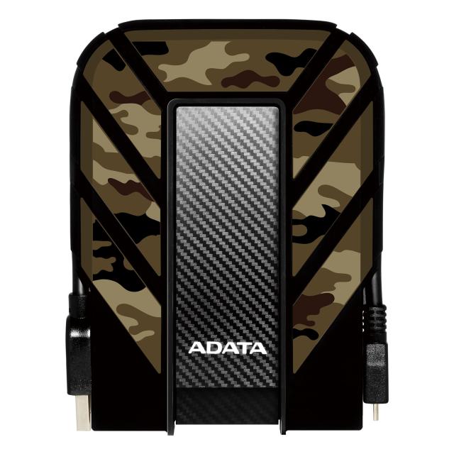 Твърд диск Adata 1TB , H710MP , USB 3.2 Gen 1, 2.5" Durable - External Hard Drive CAMOUFLAGE