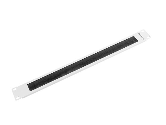 Аксесоар Lanberg 19" brush panel 1U, grey