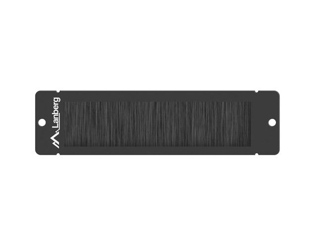 Аксесоар Lanberg 10" cable entry brush panel, black