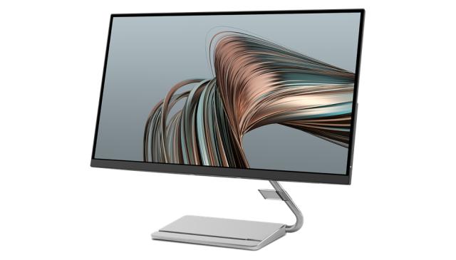 Монитор Lenovo Q24I-20, 23.8" (60.45 cm) IPS панел, Full HD, 8ms, 300 cd/m2, HDMI, DisplayPort