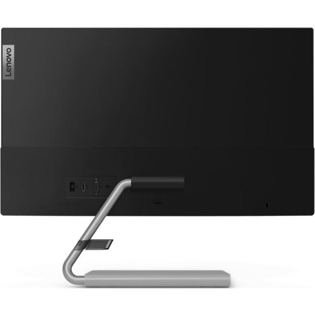 Монитор Lenovo Q24I-20, 23.8" (60.45 cm) IPS панел, Full HD, 8ms, 300 cd/m2, HDMI, DisplayPort