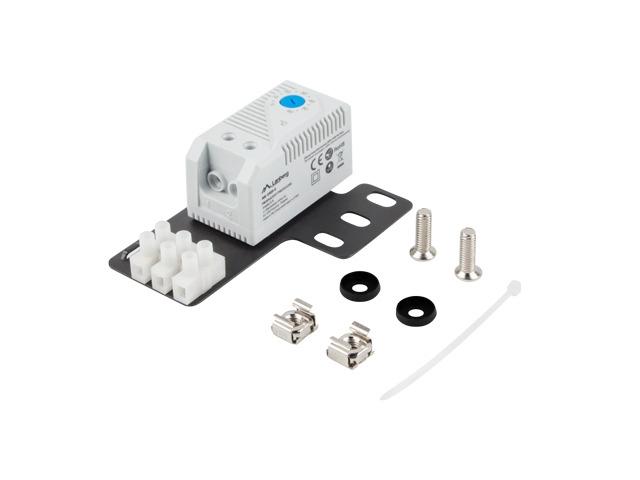 Аксесоар Lanberg closed-loop thermostat 10A for rack cabinets with 19" ear and terminal block, grey