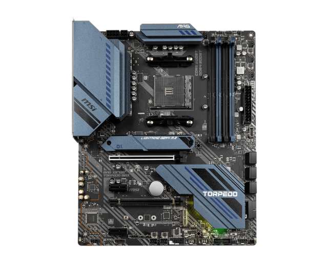 Дънна платка MSI MAG X570S TORPEDO MAX, X570, AM4, 4xDDR4, PCI-E 4.0 (HDMI)(CF), 6x SATA 6Gb/s, 2x M.2, 1x USB 3.2 Gen 2 Type-C, ATX