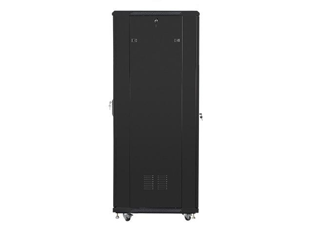 Комуникационен шкаф Lanberg rack cabinet 19" free-standing 37U / 600x800 self-assembly flat pack, black