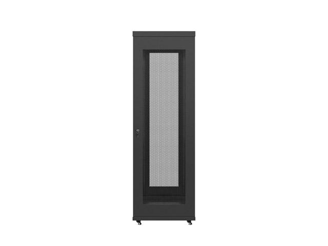 Комуникационен шкаф Lanberg rack cabinet 19" free-standing 37U / 600x600 self-assembly flat pack with mesh door LCD, black