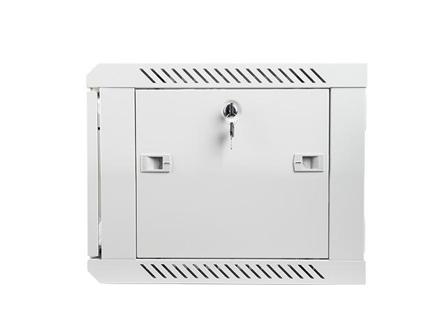 Комуникационен шкаф Lanberg rack cabinet 19” wall-mount 6U / 600x450 for self-assembly (flat pack), grey