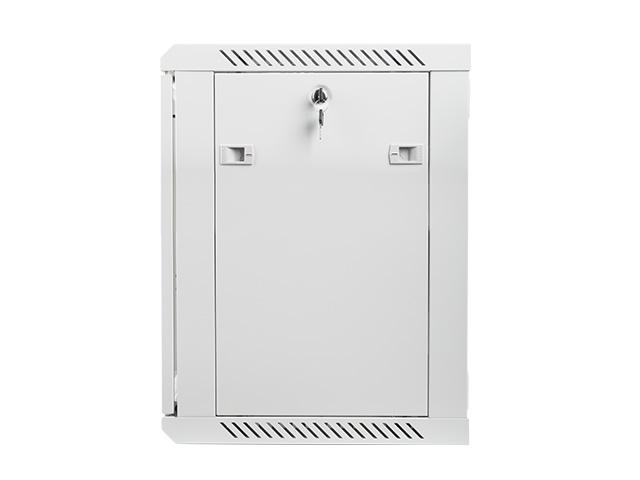 Комуникационен шкаф Lanberg rack cabinet 19” wall-mount 12U / 600x450 for self-assembly (flat pack), grey