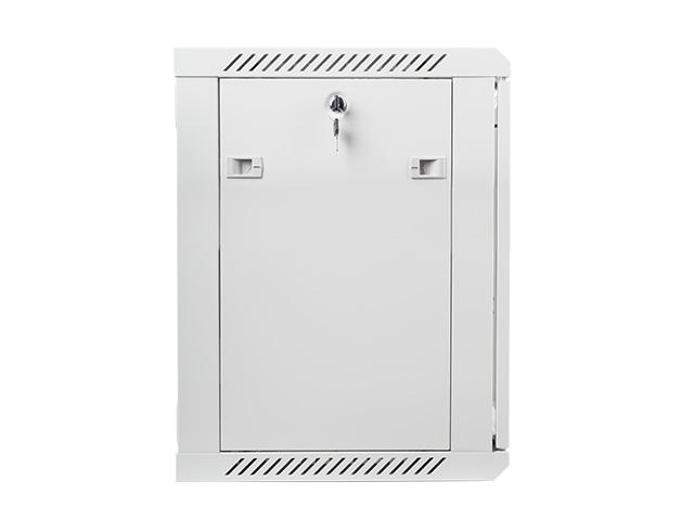 Комуникационен шкаф Lanberg rack cabinet 19” wall-mount 12U / 600x450 for self-assembly (flat pack), grey