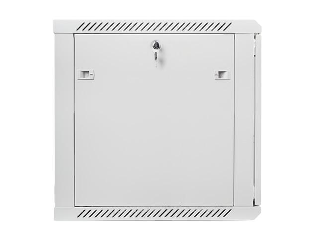 Комуникационен шкаф Lanberg rack cabinet 19” wall-mount 12U / 600x600 for self-assembly (flat pack), grey