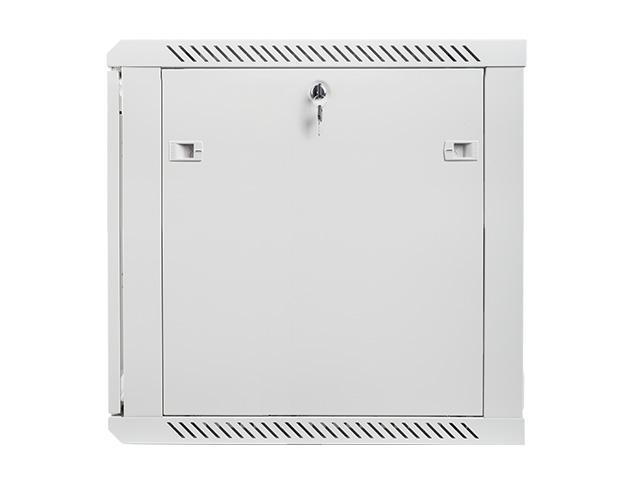 Комуникационен шкаф Lanberg rack cabinet 19” wall-mount 12U / 600x600 for self-assembly (flat pack), grey