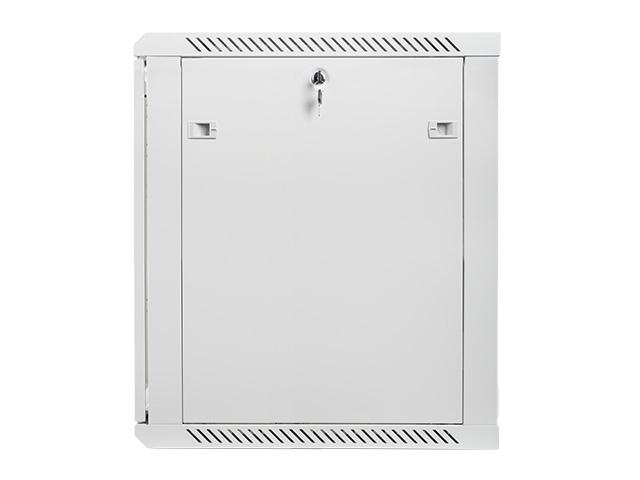 Комуникационен шкаф Lanberg rack cabinet 19” wall-mount 15U / 600x600 for self-assembly (flat pack), grey