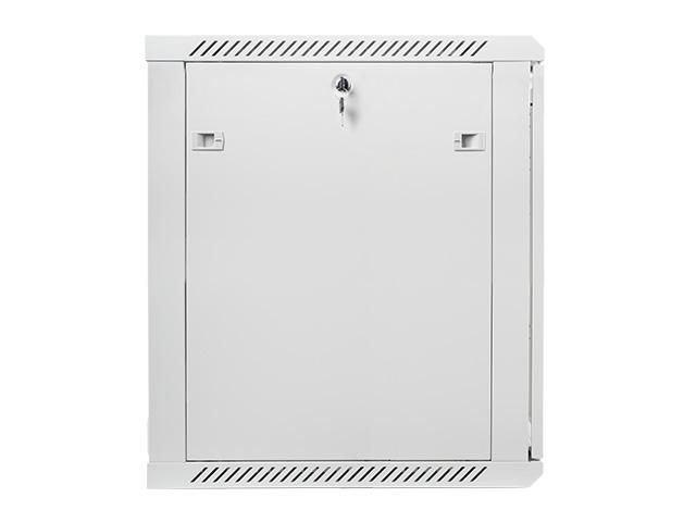 Комуникационен шкаф Lanberg rack cabinet 19” wall-mount 15U / 600x600 for self-assembly (flat pack), grey