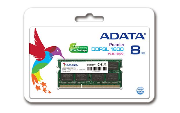 Памет ADATA 8GB DDR3L 1600MHZ SO-DIMM, CL11, 1.35V