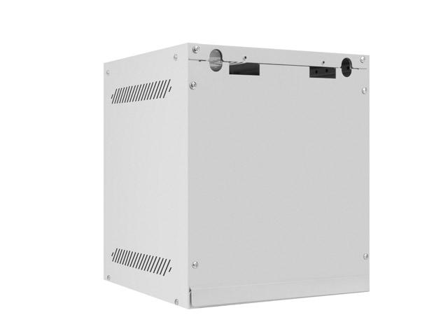 Комуникационен шкаф Lanberg rack cabinet 10” wall-mount 6U / 280x310 for self-assembly (flat pack), grey