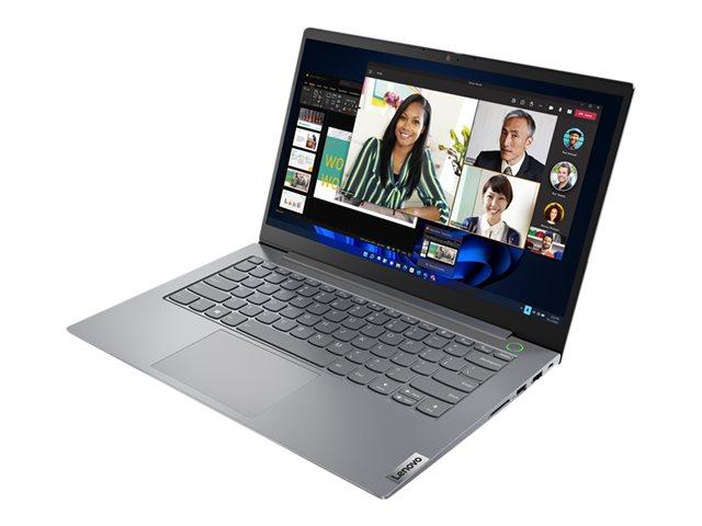 Лаптоп LENOVO ThinkBook 14 G4 (10-ядрен) Alder Lake Intel Core i5-1235U 1.3/4.4 GHz, 14.0" (35.56 cm) FHD AG, 2x8 16GB DDR4, 512GB SSD M.2, Intel Iris Xe, 2X2AX + BT, Windows 11 Pro