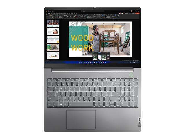 Лаптоп LENOVO ThinkBook 15 G4 Intel Core i5-1235U 1.3/4.4GHz, 12M, 15.6'' (39.62 cm) FHD AG, 2x8 16GB DDR4, 1TB SSD M.2, Intel Iris Xe 2X2AX + BT, Free DOS