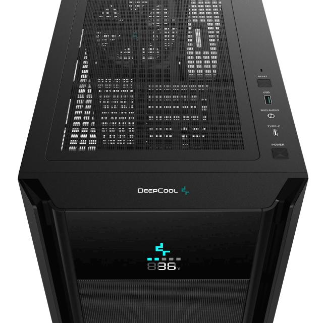 Кутия DeepCool CH510 MESH DIGITAL, 1 x USB 3.1 Type-C ,1 x USB 3.0, HD Audio x 1, EATX/ ATX /mATX /Mini-ITX