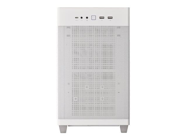 Кутия ASUS AP201 PRIME, 2 x USB 3.2, 1 x USB 3.2 Gen 2 Type-C, 1 x Audio Out, 1 x Audio In, mATX, Бяла