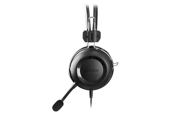 Слушалки A4TECH HU-35, Стерео, USB, Черни