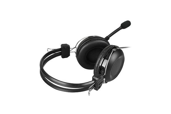 Слушалки A4TECH HU-35, Стерео, USB, Черни