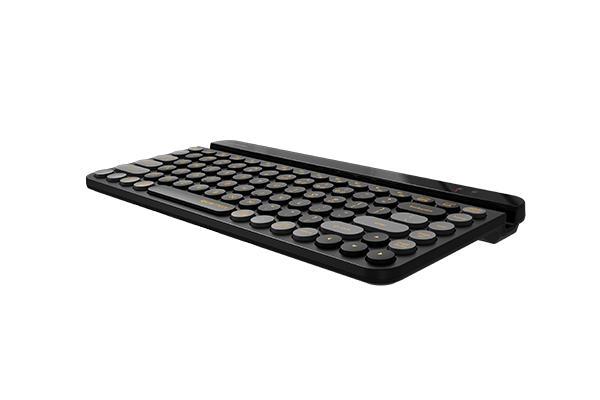 Kлавиатура A4tech Fstyler FBK30 Blackcurrant, Bluetooth/Wireless 2.4G, Стойка за телефон, Черна