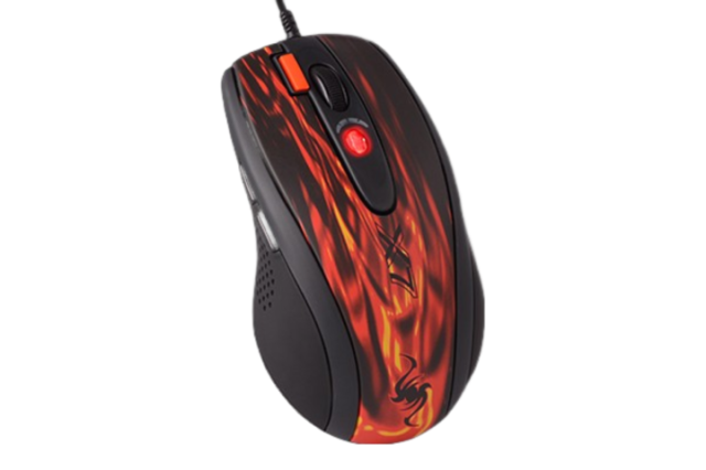 Геймърска мишка A4tech Oscar XL-750BK, Лазерна, Жична, USB, Черна