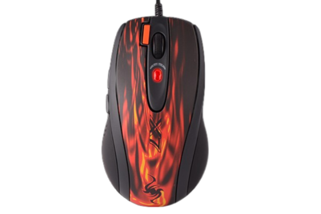 Геймърска мишка A4tech Oscar XL-750BK, Лазерна, Жична, USB, Черна