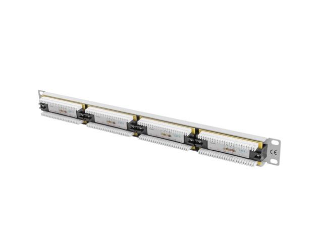 Пач панел Lanberg patch panel 24 port 1U CAT.6, grey
