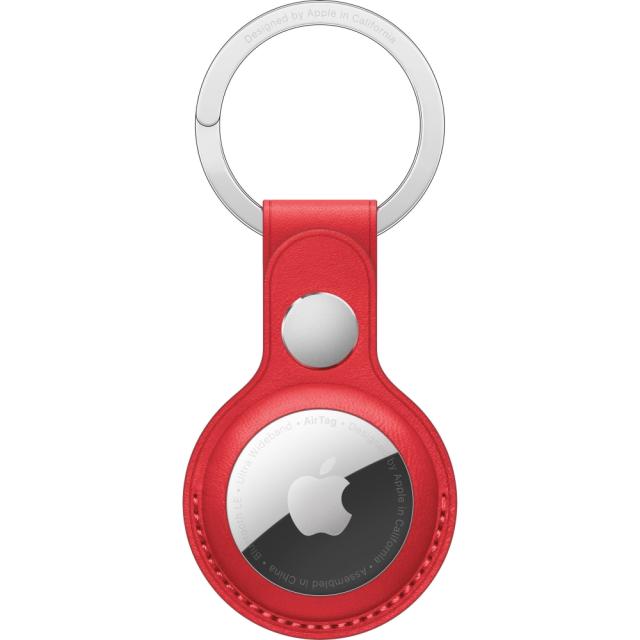 Аксесоар Apple AirTag Leather Key Ring - (PRODUCT)RED