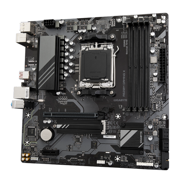 Дънна платка GIGABYTE A620M GAMING X socket AM5, 4xDDR5, PCI-E 4.0, 1x M.2, 4x SATA 6Gb/s, 1x USB 3.2 Gen 2 Type-A, 1x USB 3.2 Gen 1 Type-C, HDMI/DP, Micro ATX