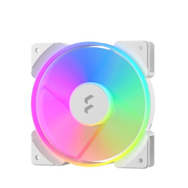 Вентилатор REPOTEC FD 120MM  AL-12 RGB PWM WHITE