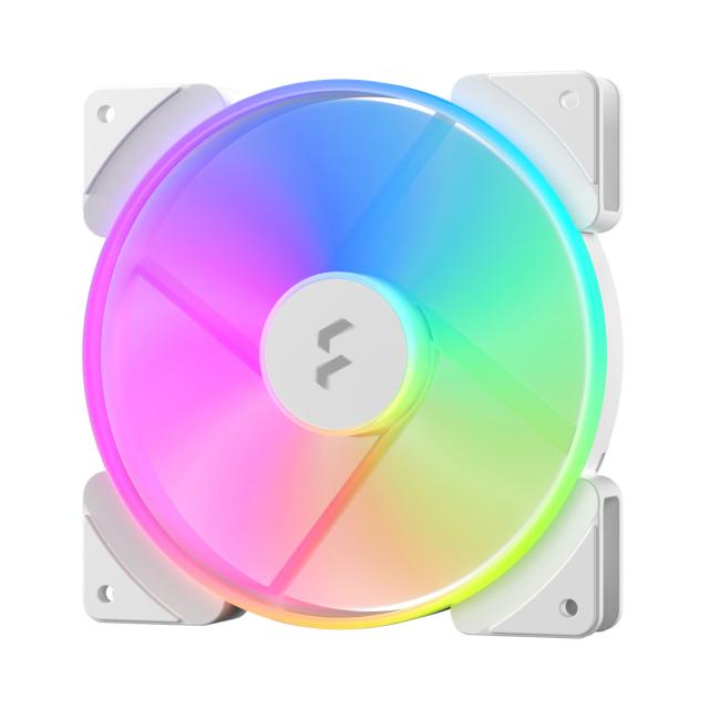 Вентилатор REPOTEC FD 140MM AL-14 RGB PWM WHITE