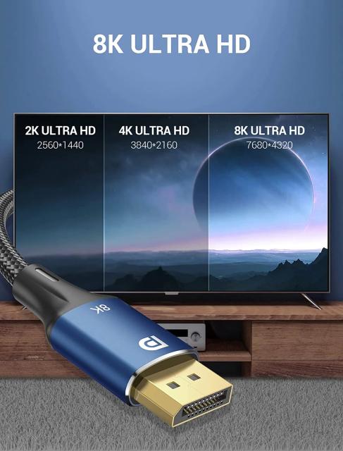 Кабел Vention Display Port 1.4 DP M / M, 8K, 1.5m