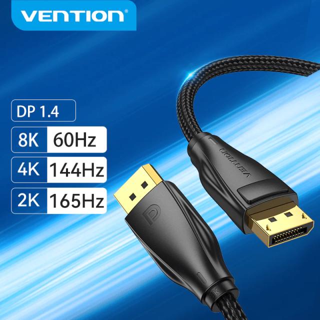 Кабел Vention Display Port 1.4 DP M / M, 8K, 1.0m, Black