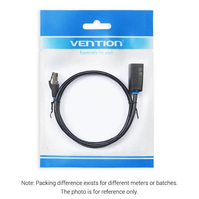 Kабел удължителен Vention Cat.8 SSTP Extension, Black 40Gbps, Patch Cable 3m