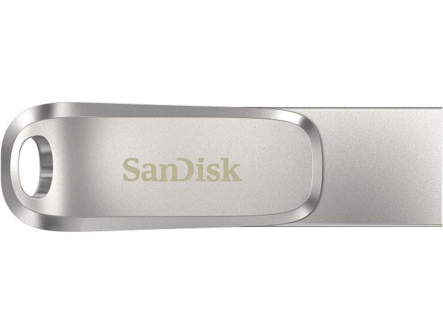 USB памет SanDisk Ultra Dual Drive Luxe, 512GB, USB 3.1 Gen 1, USB-C, Сребрист