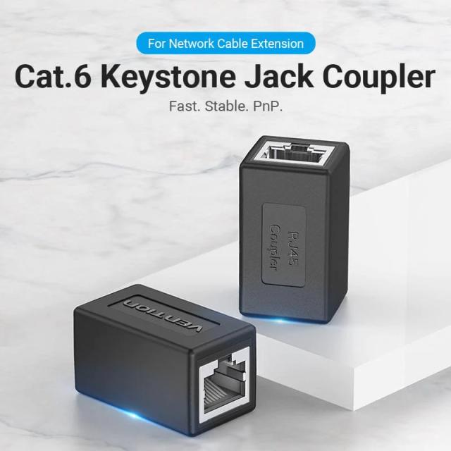 Съединител Vention Keystone Jack Coupler Cat.6 FTP