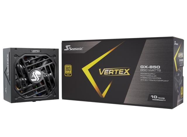 Захранване SEASONIC VERTEX GX-850, 80 PLUS Gold, Fully Modular