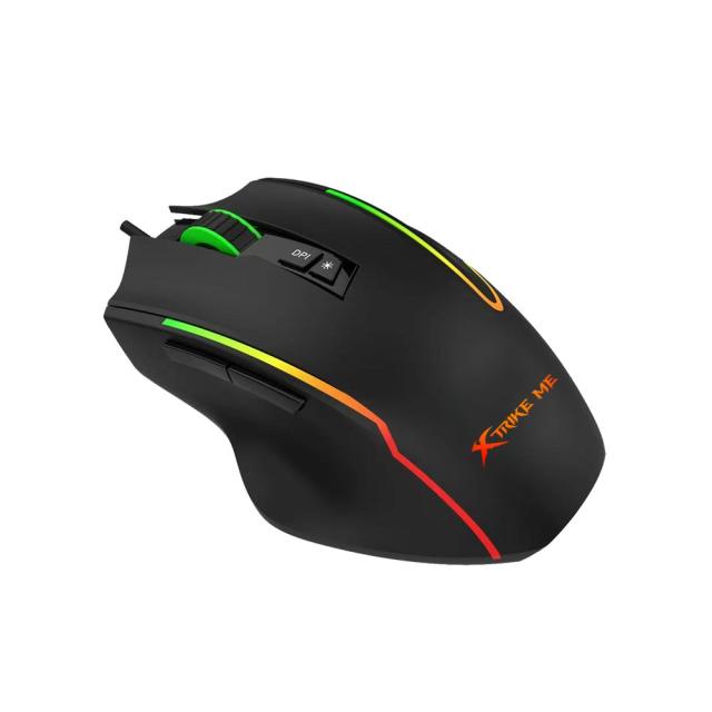 Геймърска мишка Xtrike ME Gaming Mouse GM-518 - 12800dpi, RGB, programmable