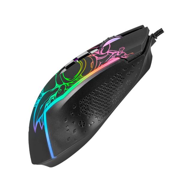 Геймърска мишка Xtrike ME Gaming Mouse GM-327 - 8000dpi, RGB, programmable