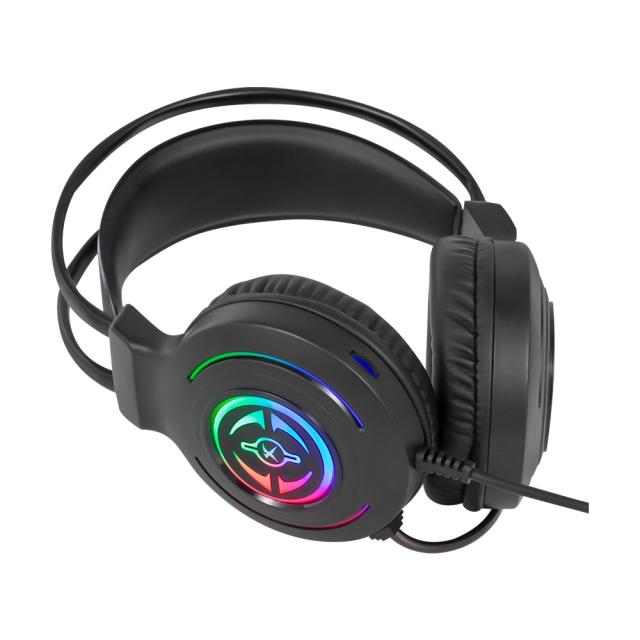 Геймърски слушалки Xtrike ME Gaming Headphones GH-413 - RGB, 50mm, PC/Consoles
